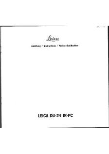 Leica Pradovit manual. Camera Instructions.